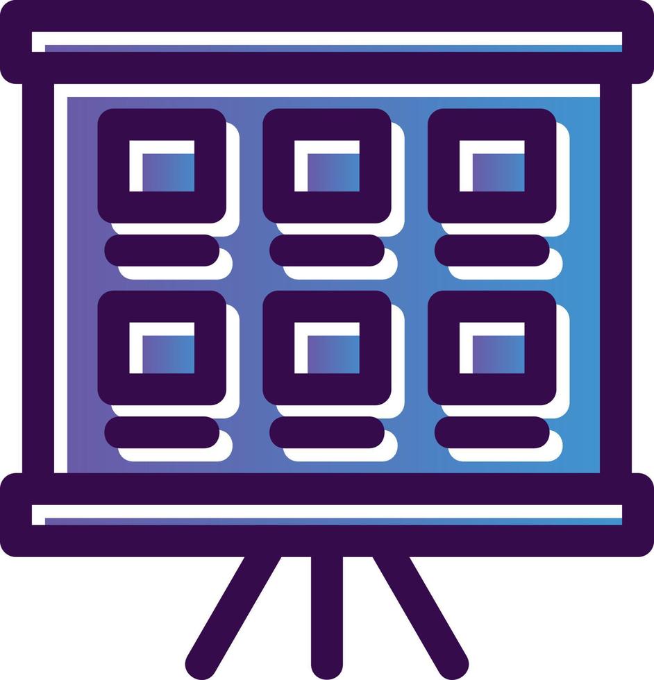 Storyboard Vector Icon Design