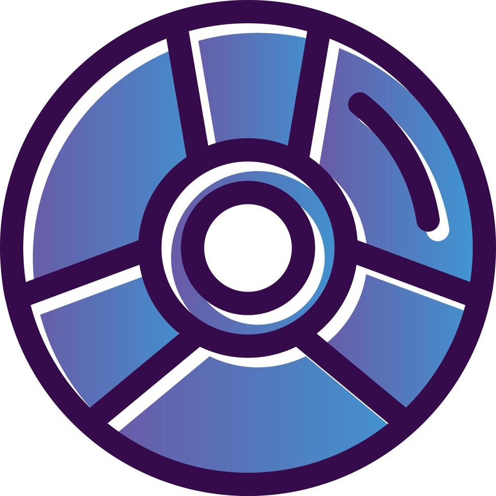 Blu Ray Vector Icon Design