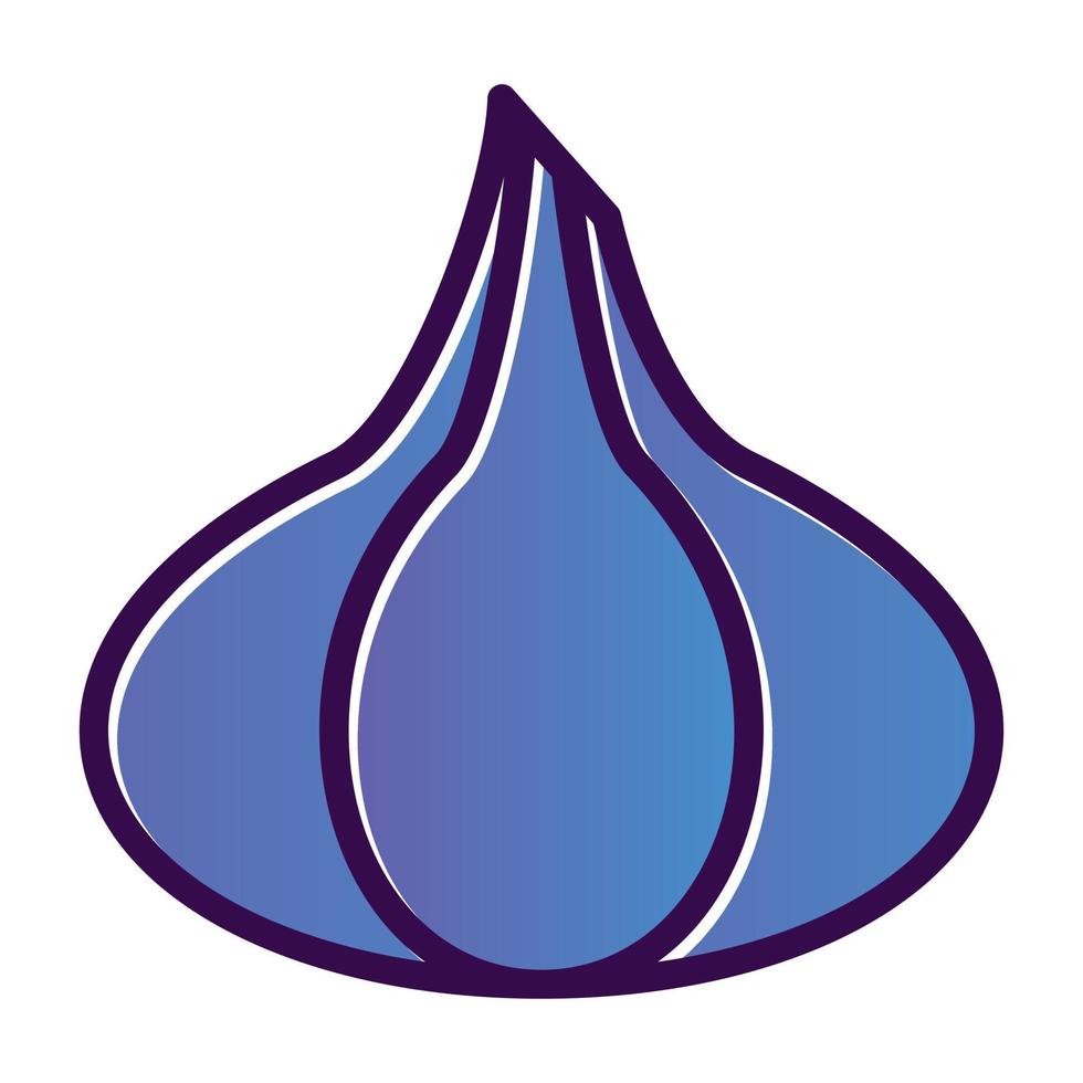 Garlic Vector Icon Design