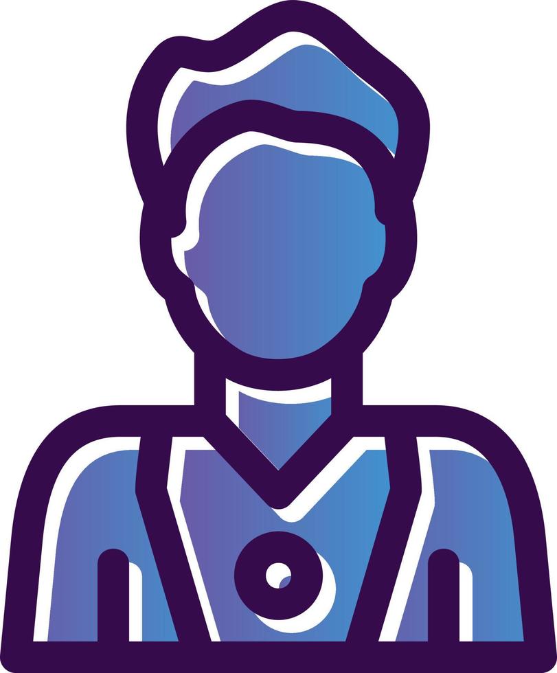 Actor Vector Icon Design