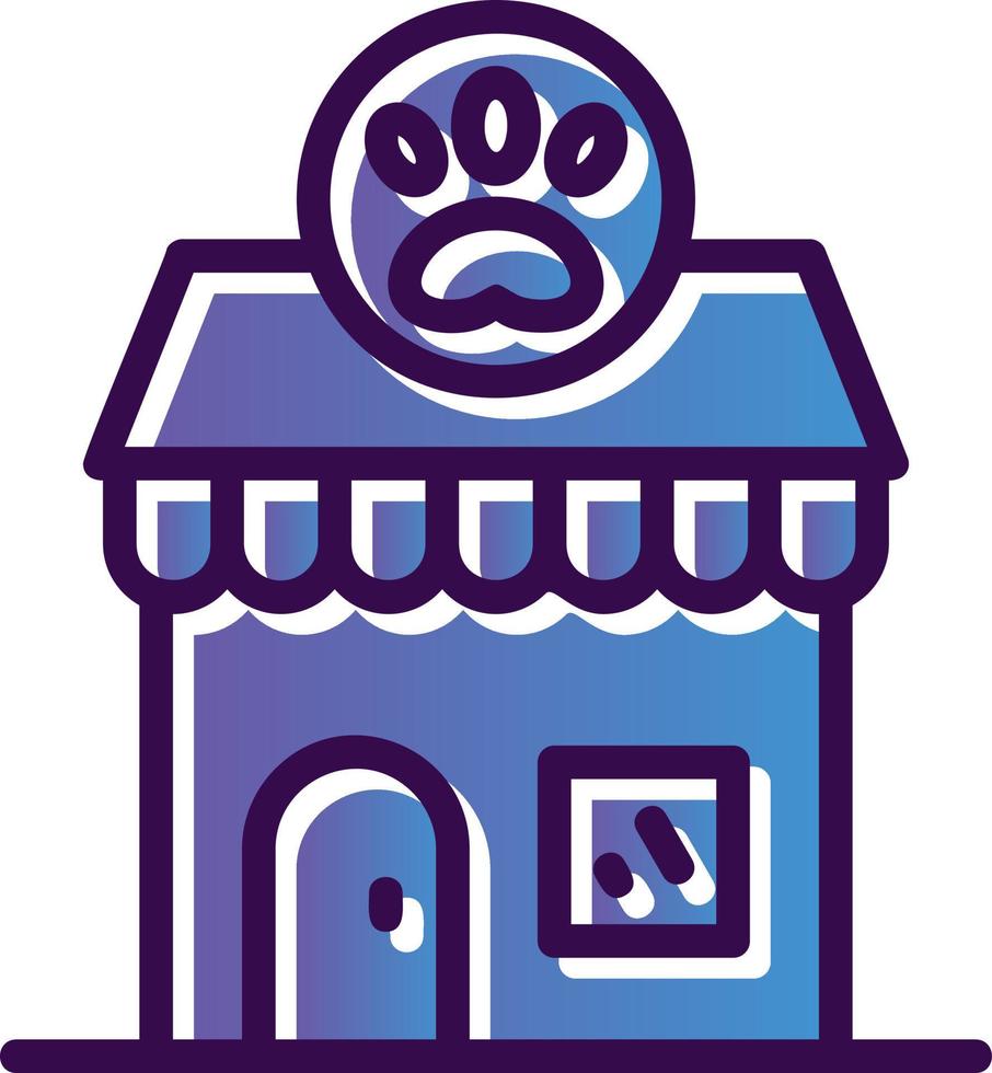 Pet Shop Vector Icon Design