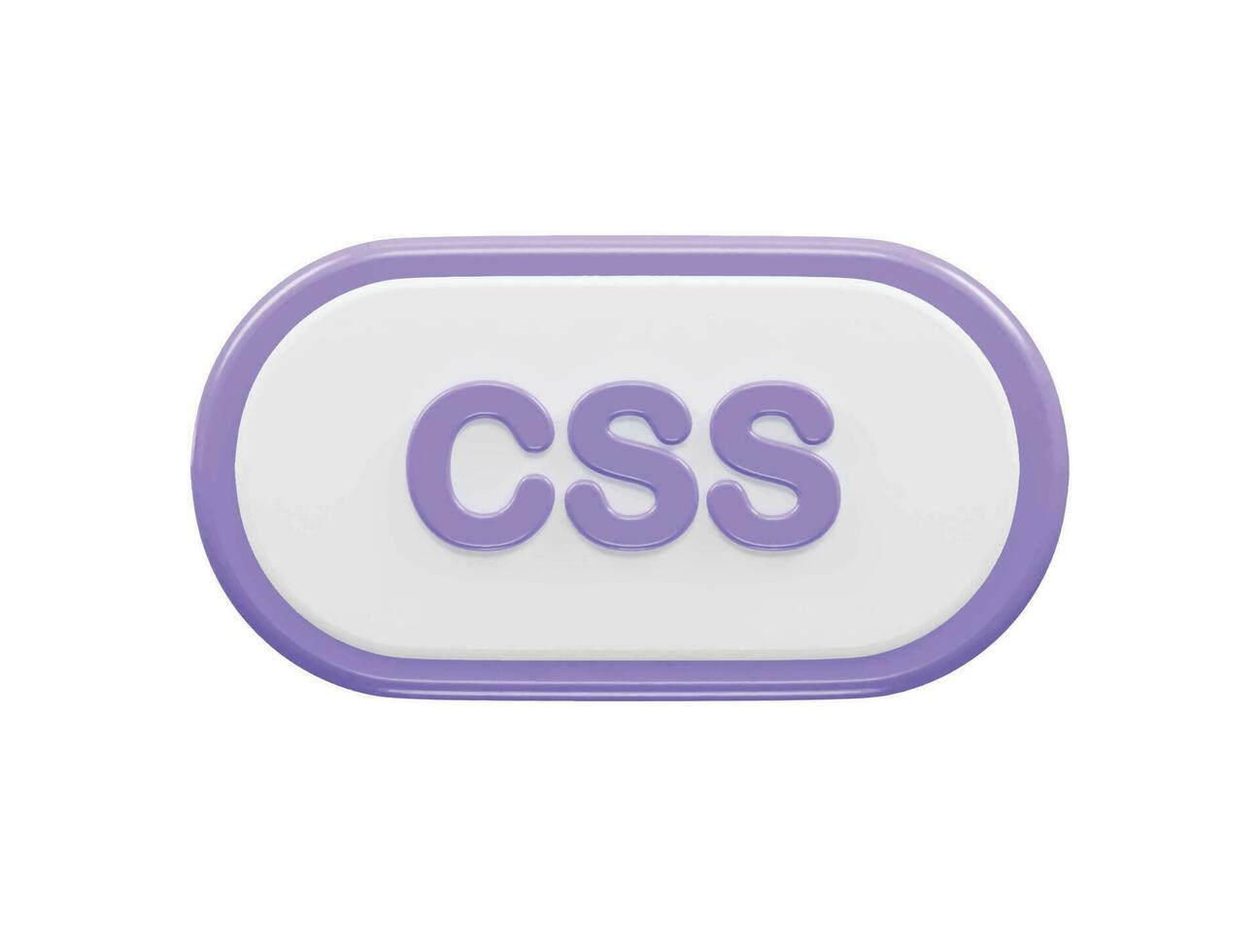 Html icon 3d render vector illustration