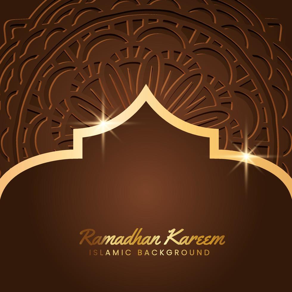 islamic social media template, islamic background vector