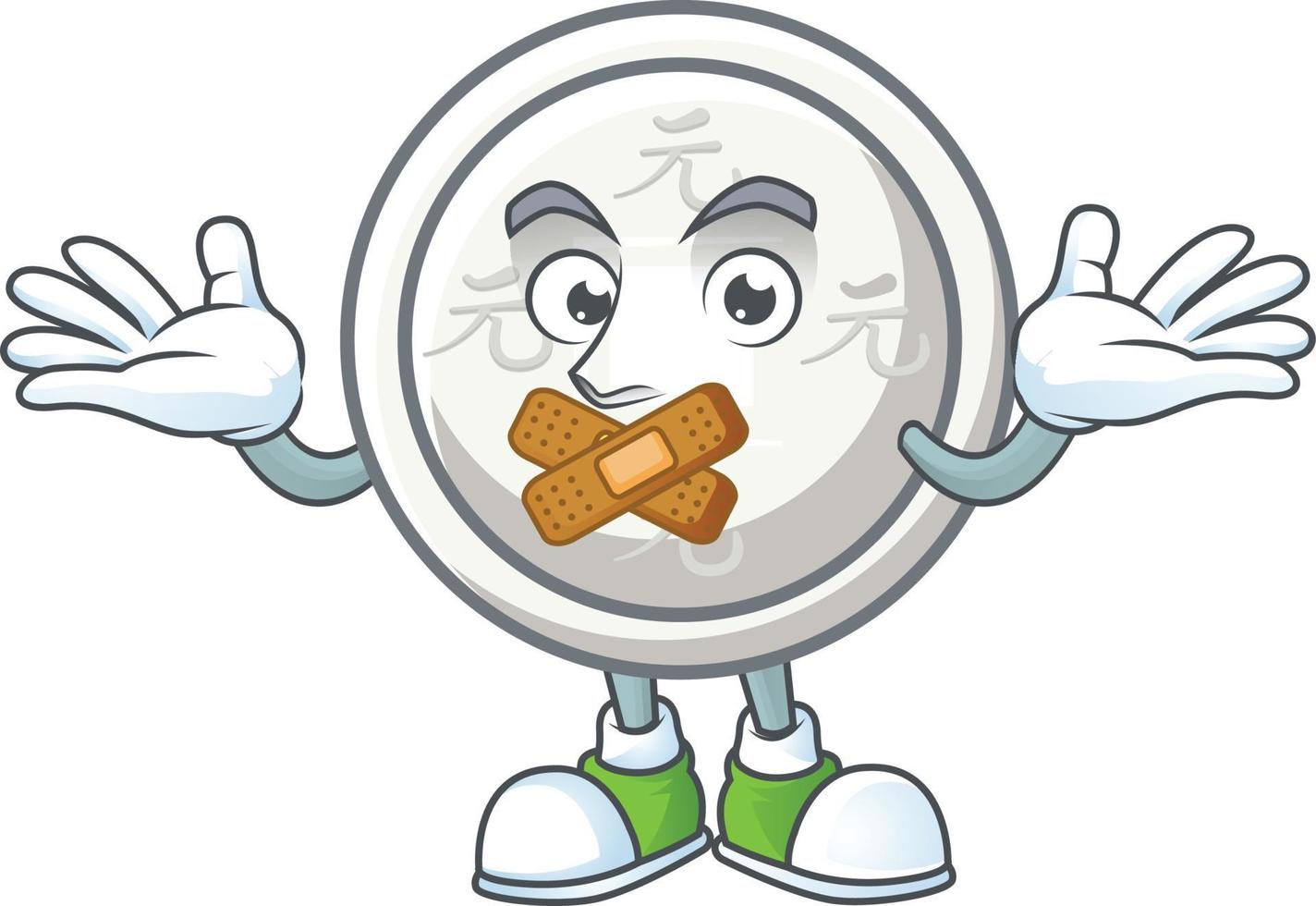 Chinese silver coin cartoon character style 20199473 Vector Art at Vecteezy