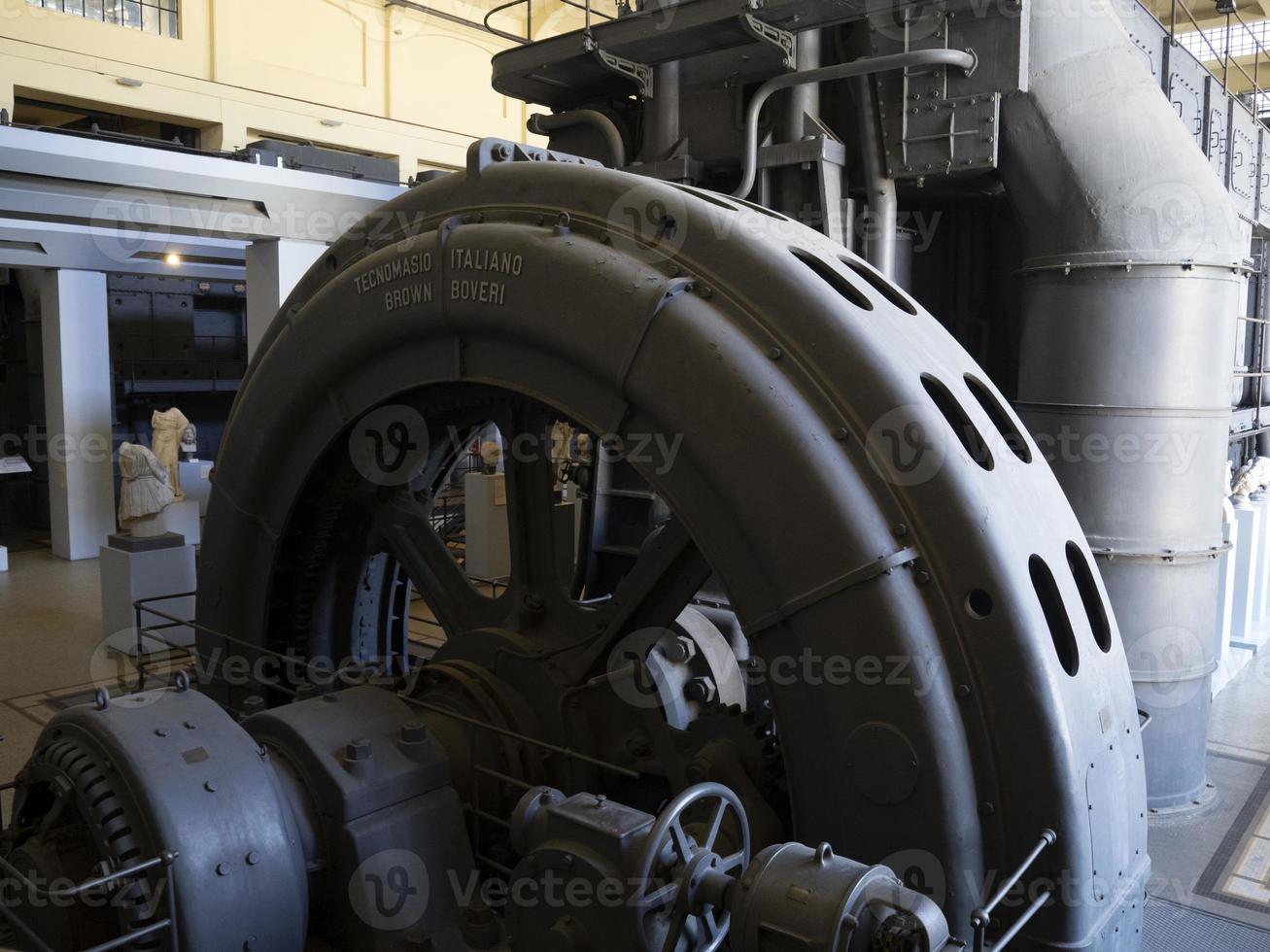inside electric power old plant photo