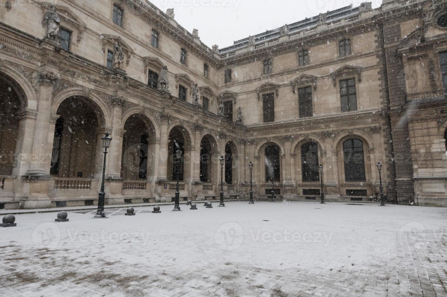Paris While Snowing photo