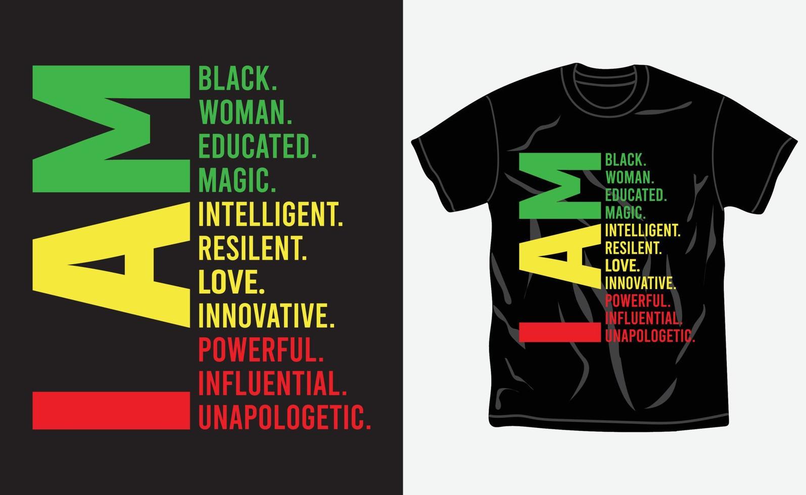 Black history month t-shirt design, quotes, Juneteenth t-shirt, typography tshirt vector Graphic, Fully editable and printable vector template.