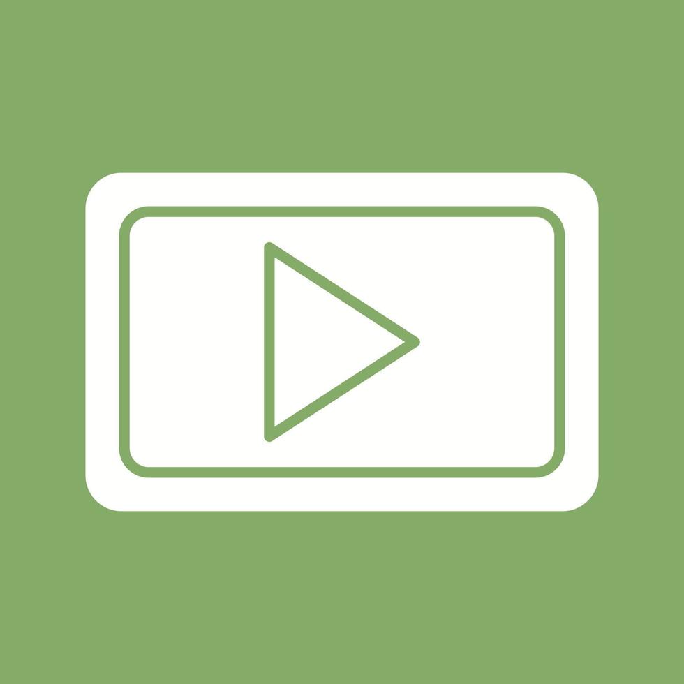 Unique Video Communication Vector Icon