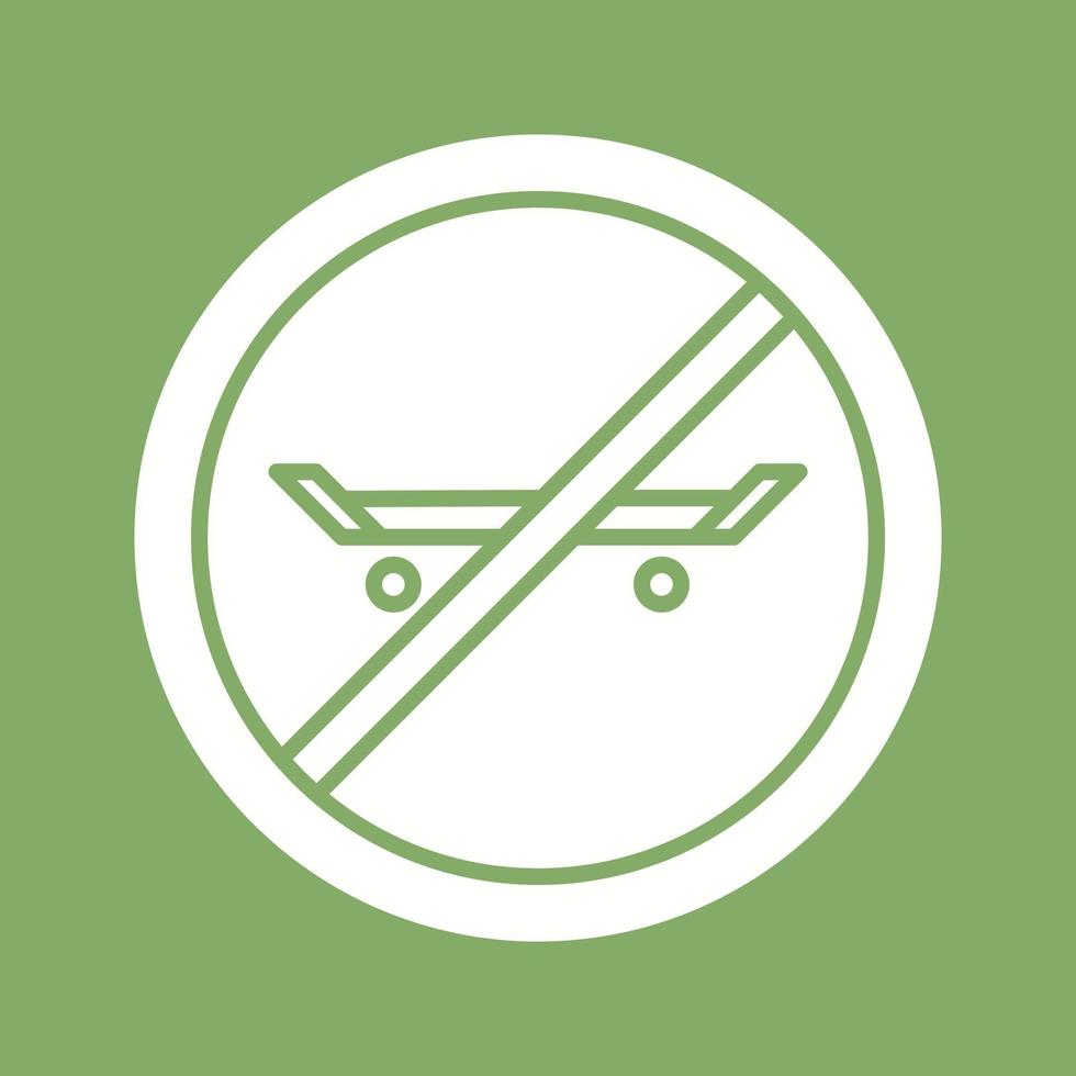 No Skating Vector Icon