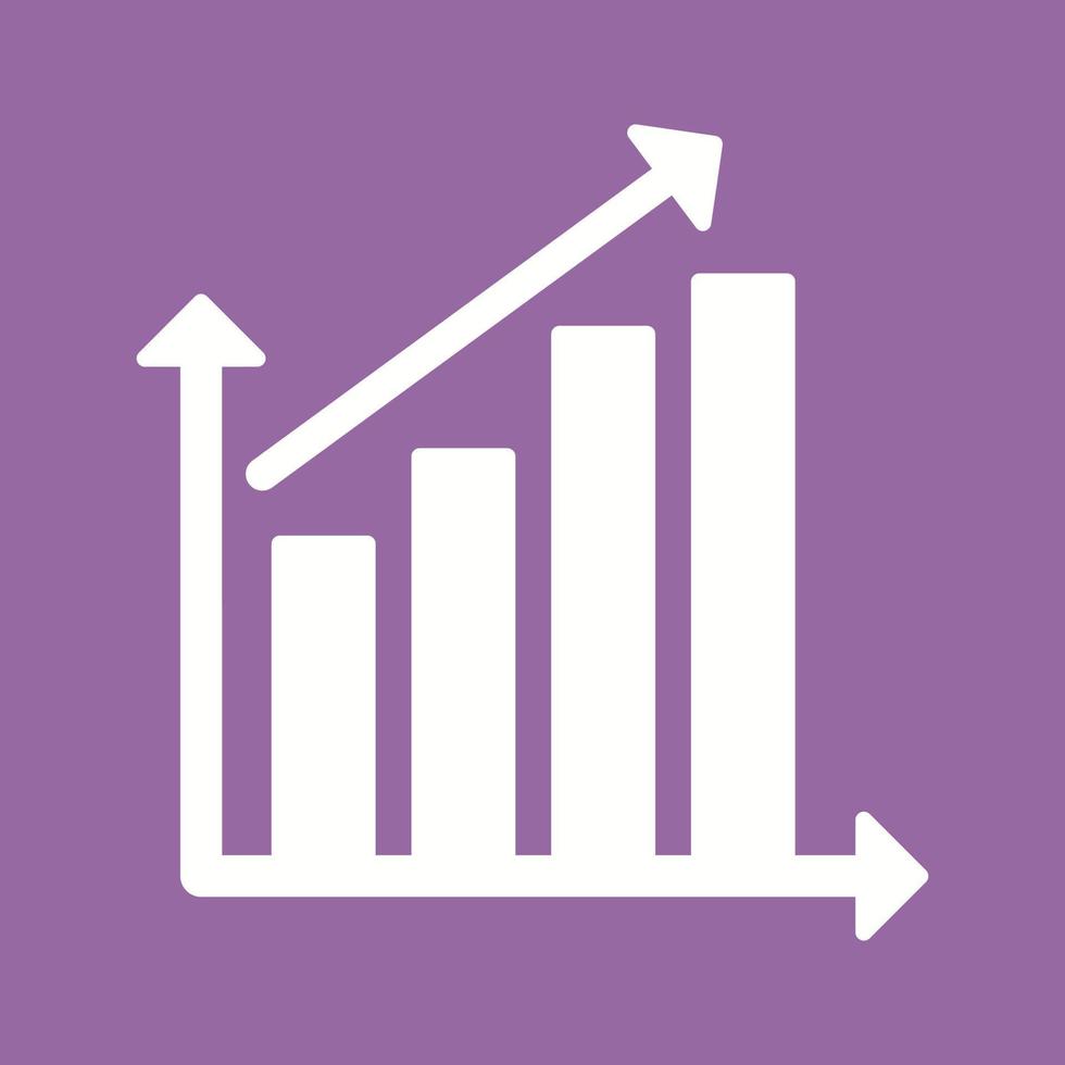 Rising Statistics Vector Icon