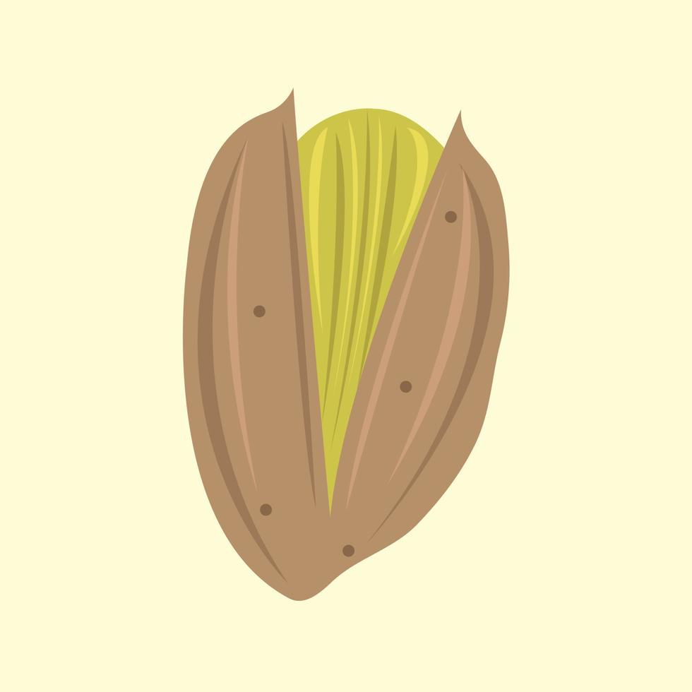 Pistachio vector illustration for graphic design and decorative element