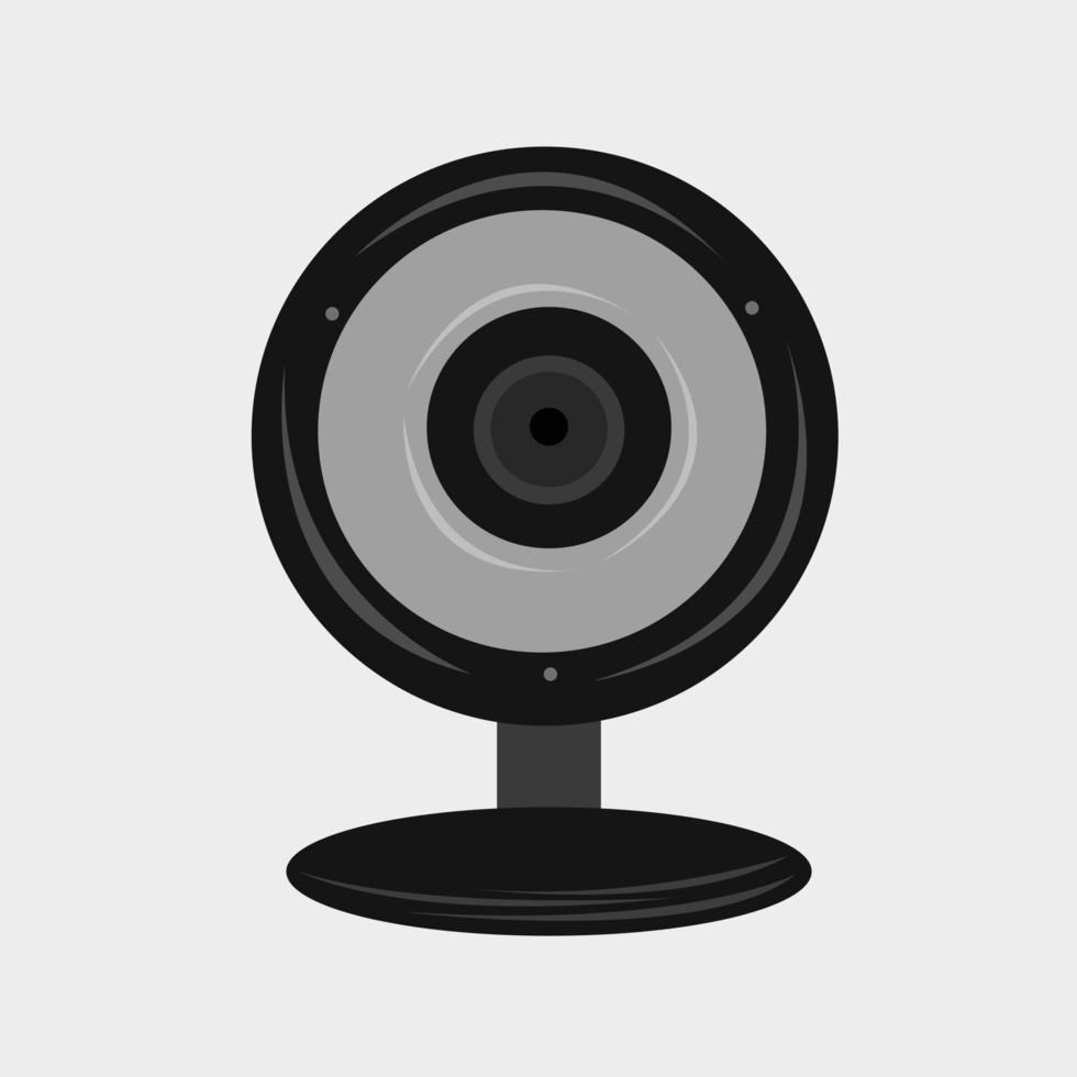 Modern computer webcam vector illustration for graphic design and decorative element