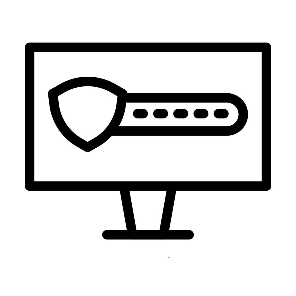 Password Icon Design vector