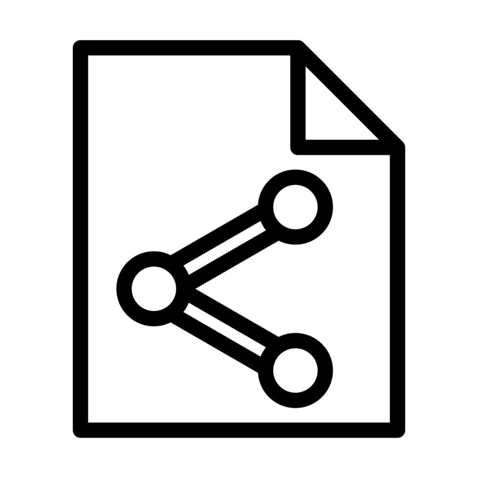 diseño de icono para compartir archivos vector