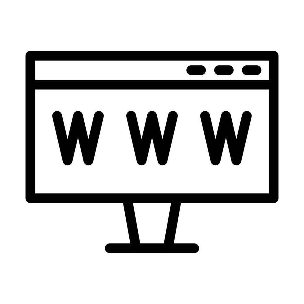 Domain Icon Design vector