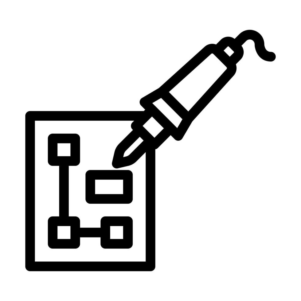 Soldering Icon Design vector