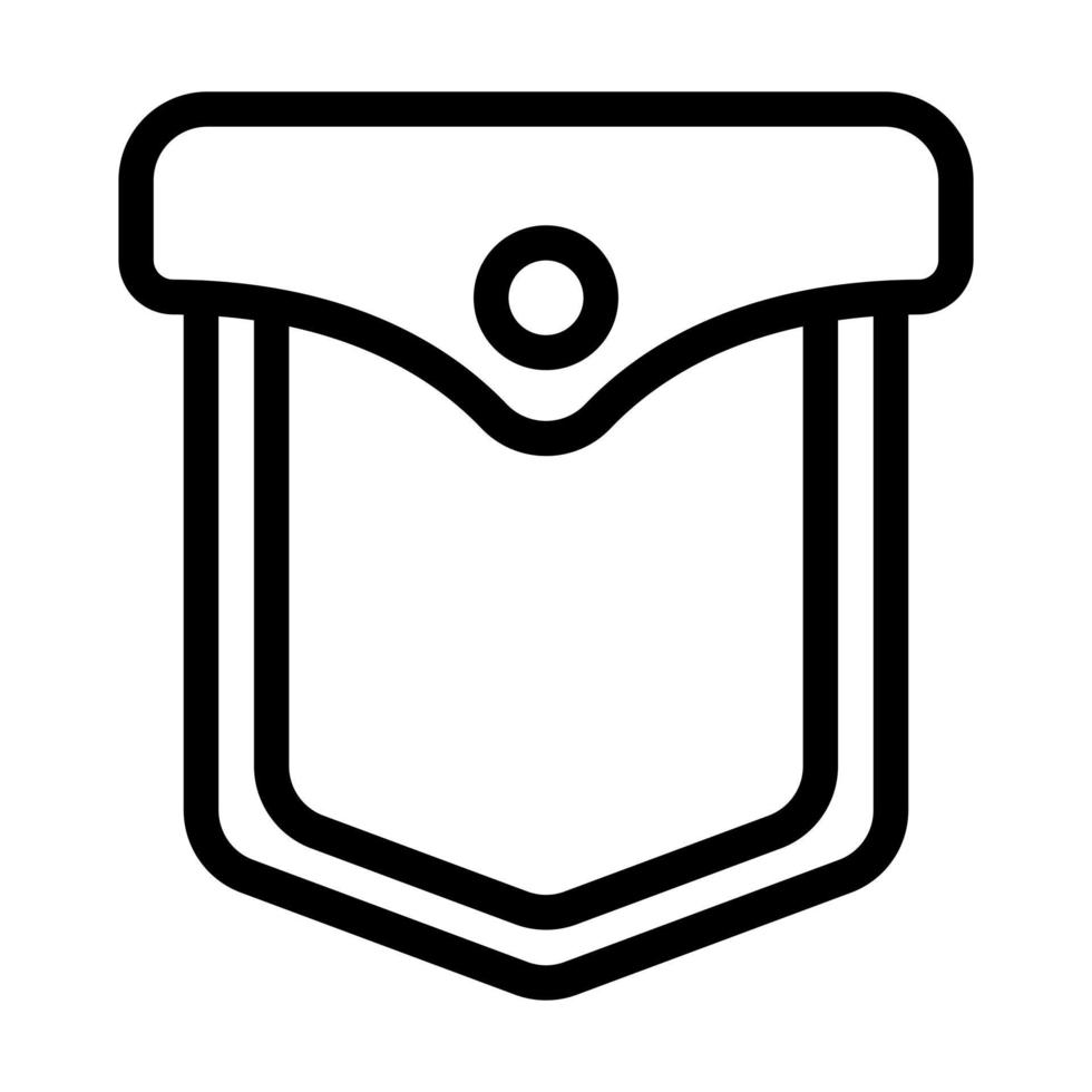 Pocket Icon Design vector