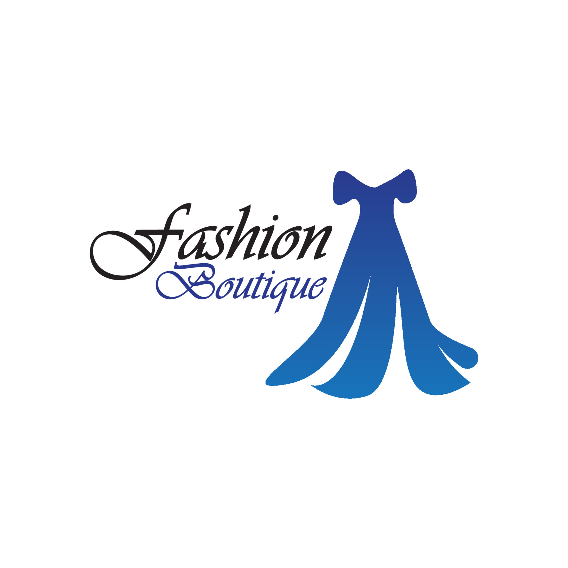 Beautiful dress woman logo simple creative for boutique fashion shop logo  vector 20200326 Vector Art at Vecteezy