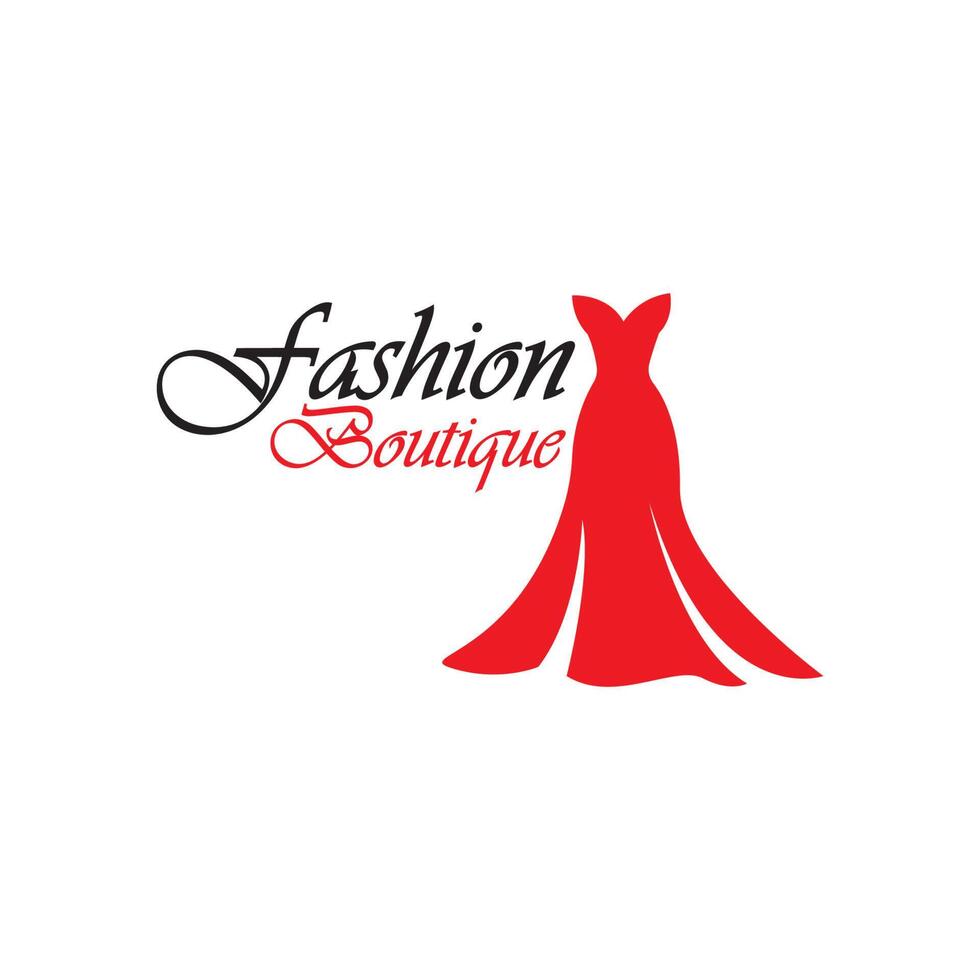 Beautiful dress woman logo simple creative for boutique fashion shop ...