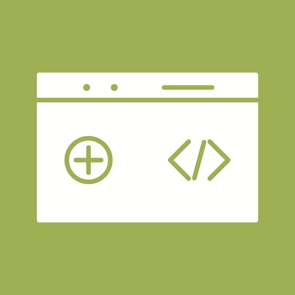 Unique Clean Code Vector Icon