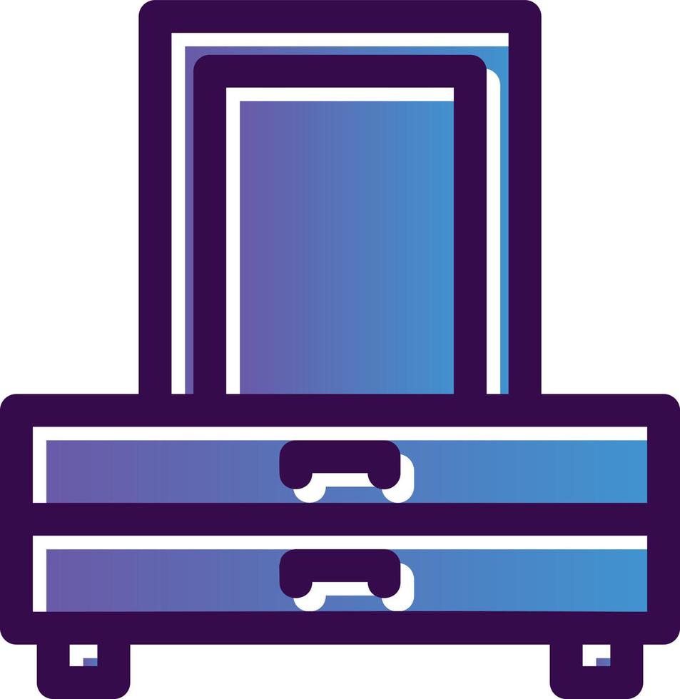 Dresser Vector Icon Design