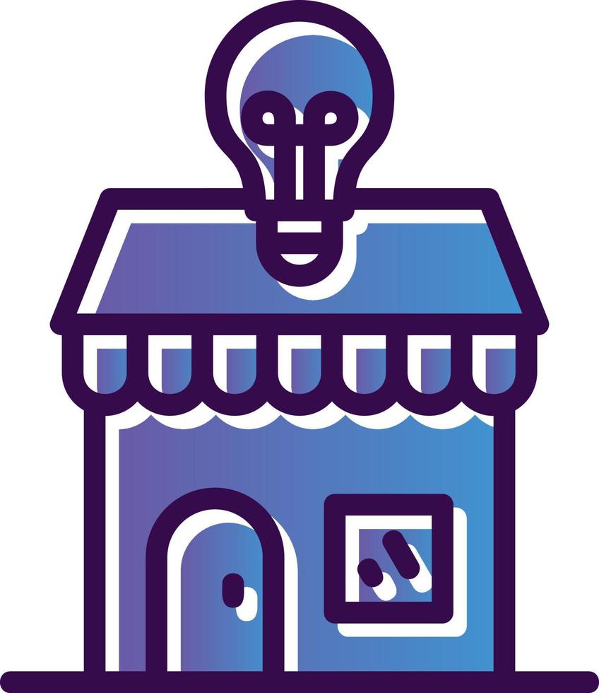 Electronics Shop Vector Icon Design