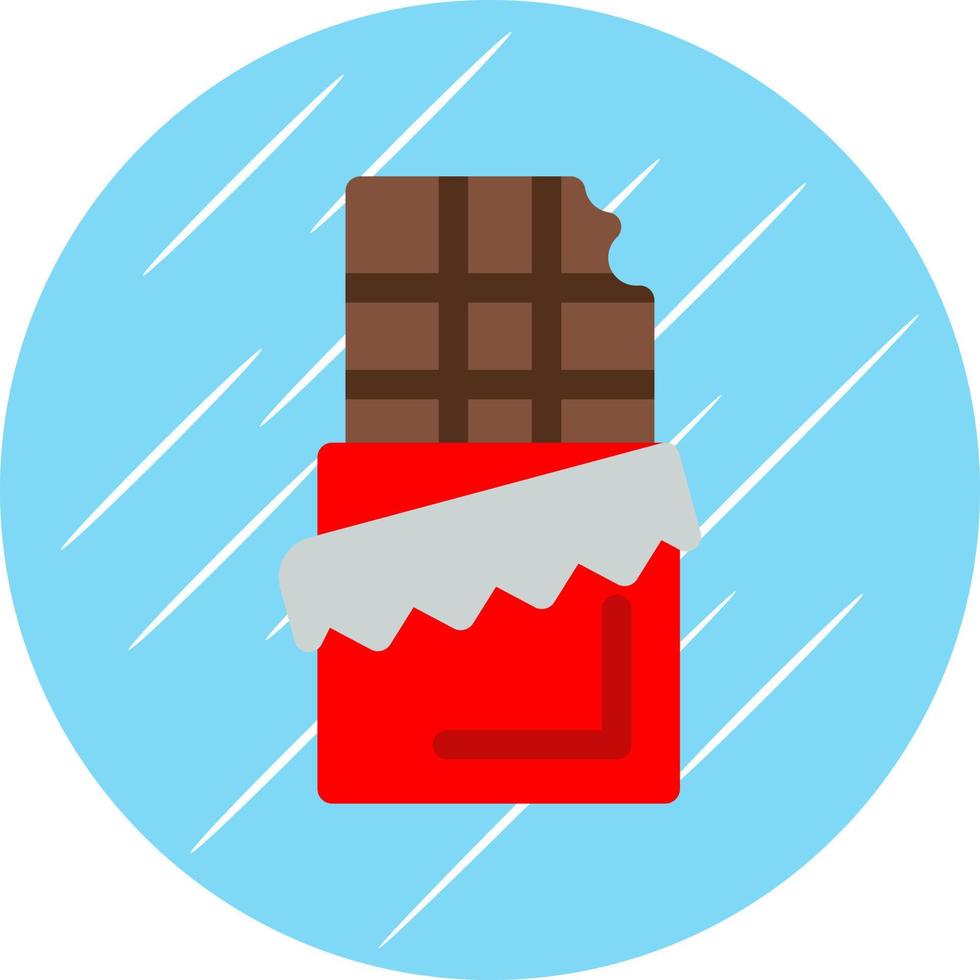 diseño de icono de vector de barra de chocolate