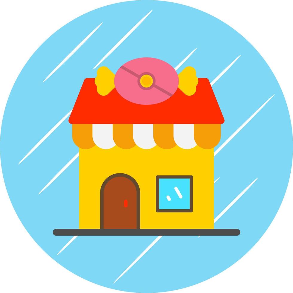 Candy Shop Vector Icon Design