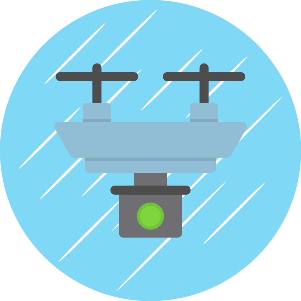 diseño de icono de vector de drone de cámara