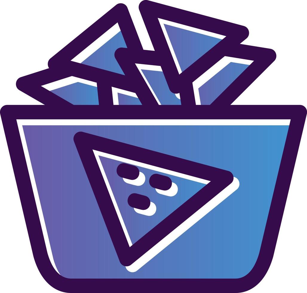 Nachos Vector Icon Design
