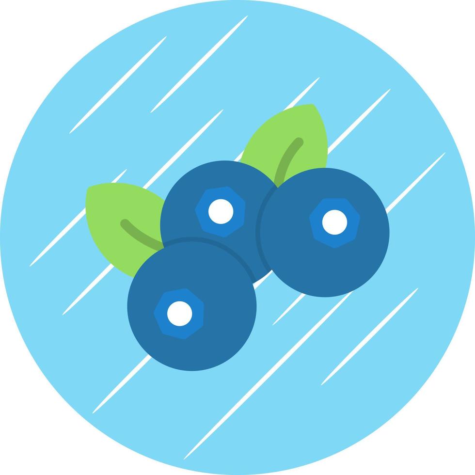 Blueberry Vector Icon Design