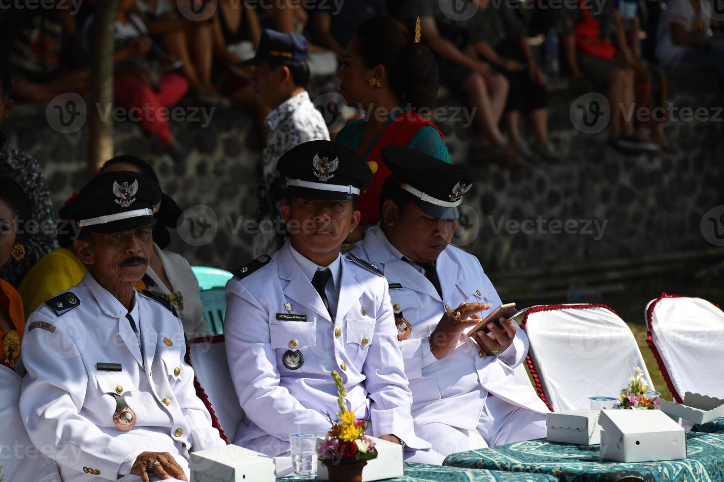 UBUD, INDONESIA - AUGUST 17 2016 - Independence day is celebrating all around in the country photo