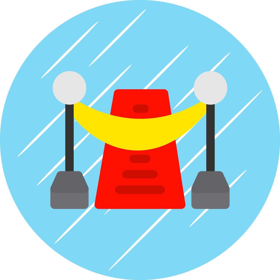 diseño de icono de vector de alfombra roja