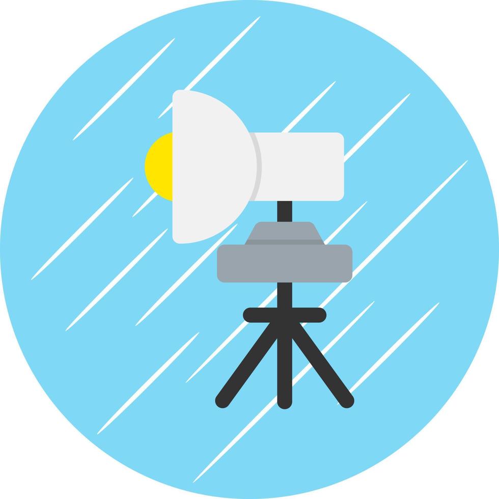 Studio Lighting Vector Icon Design