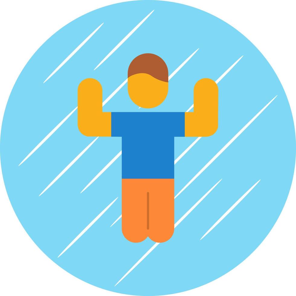Person Exercising Vector Icon Design