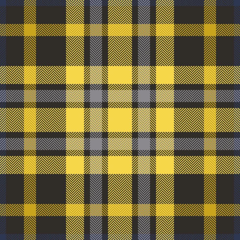 Plaid check pattern. Seamless fabric texture. Tartan textile print. vector