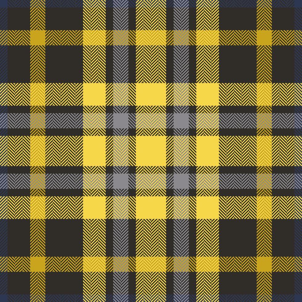 Plaid check pattern. Seamless fabric texture. Tartan textile print. vector