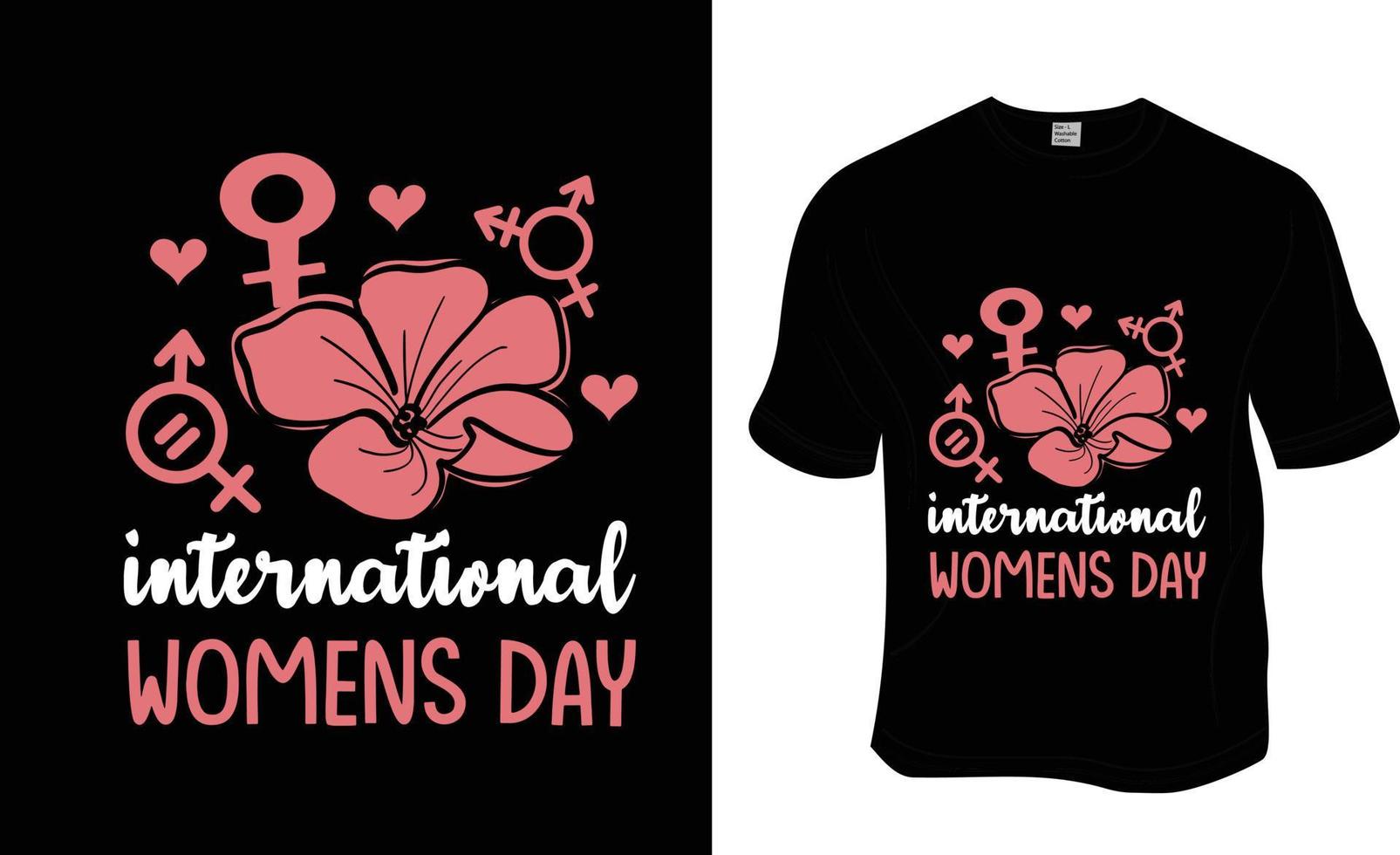 internacional De las mujeres día, De las mujeres día, mamá amante, 8vo marzo, y fuerte De las mujeres camiseta diseño. Listo a impresión para vestir, póster, y ilustración. moderno, simple, letras. vector