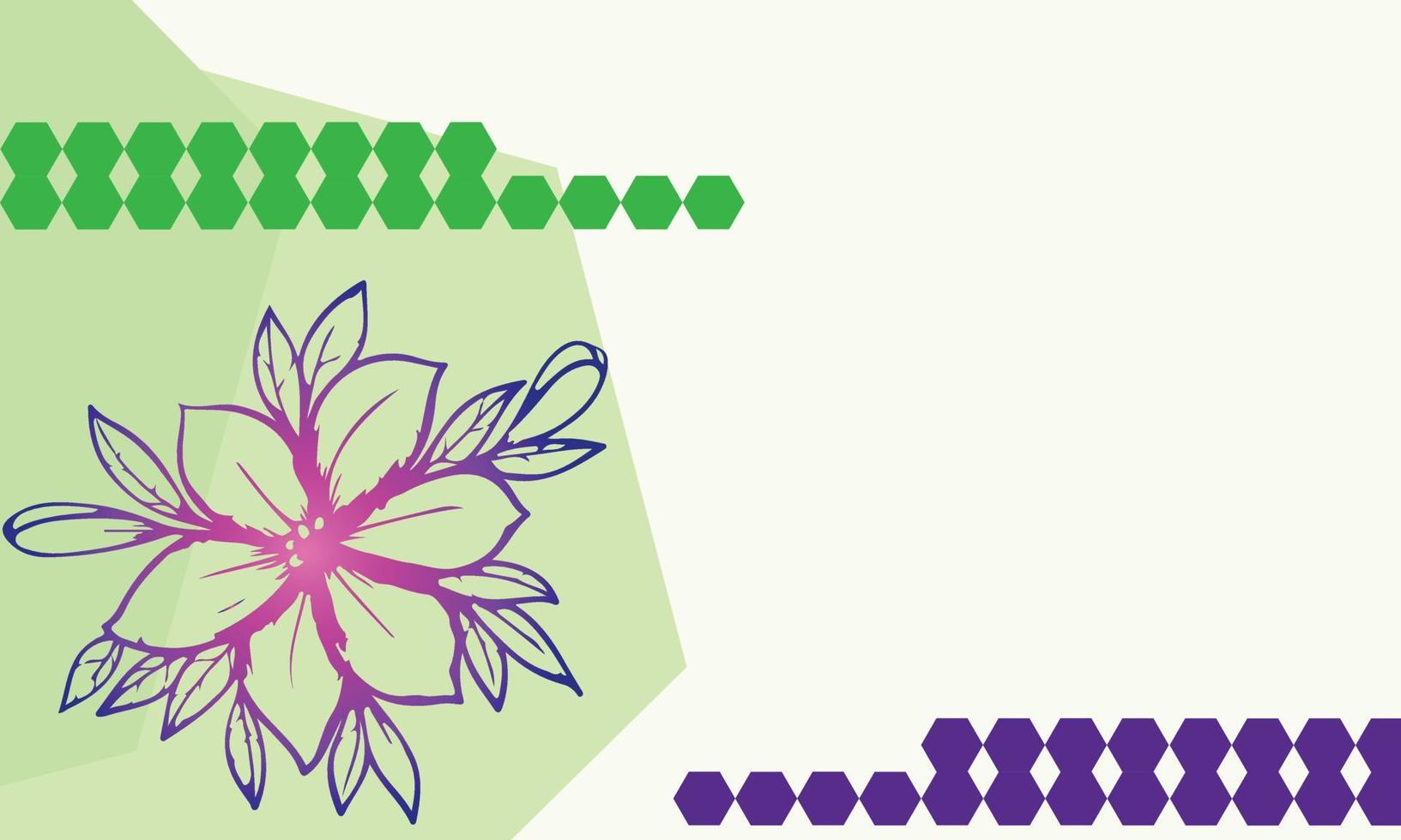 simple and good looking vector style floral background