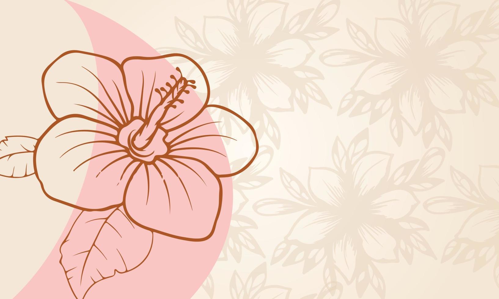 modern style and good looking vector floral background