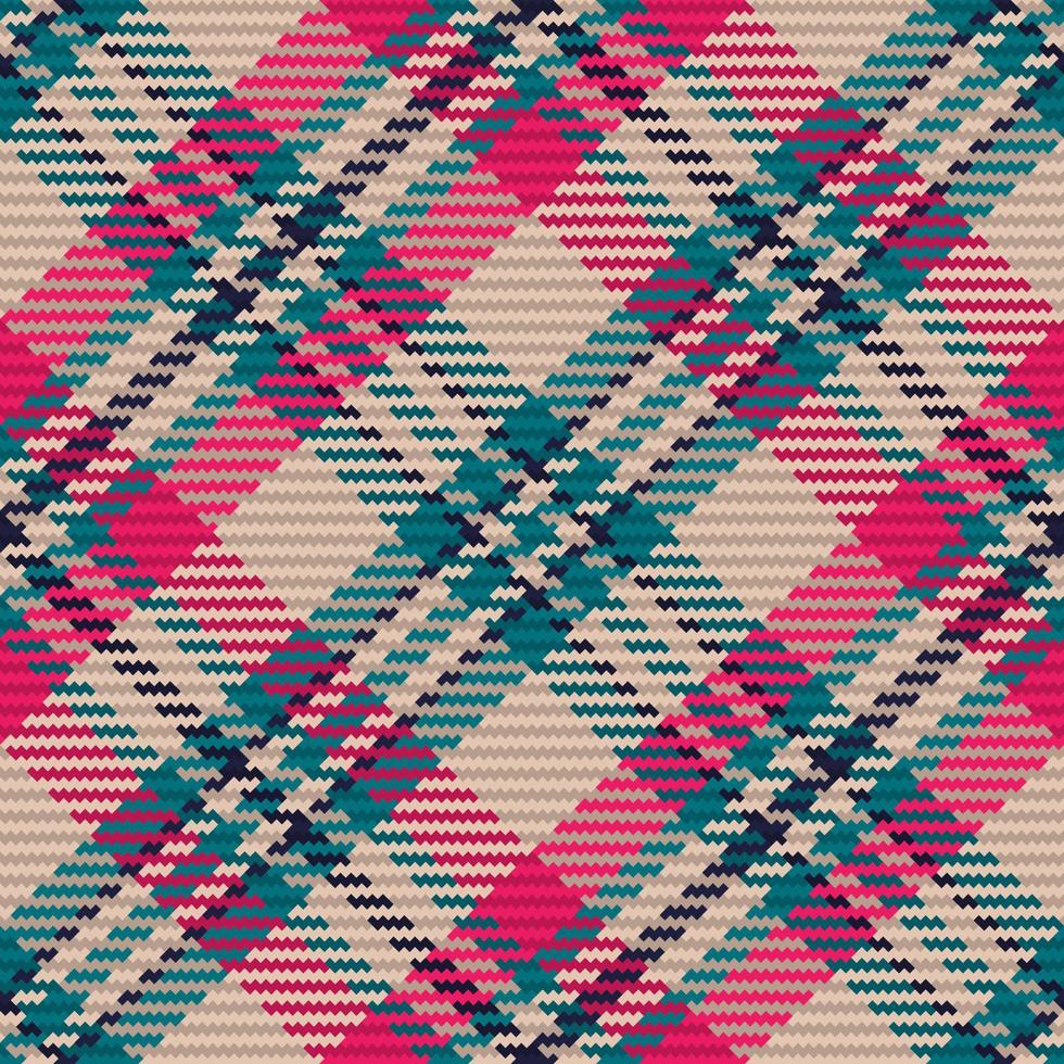 Seamless pattern of scottish tartan plaid. Repeatable background with check fabric texture. Vector backdrop striped textile print.