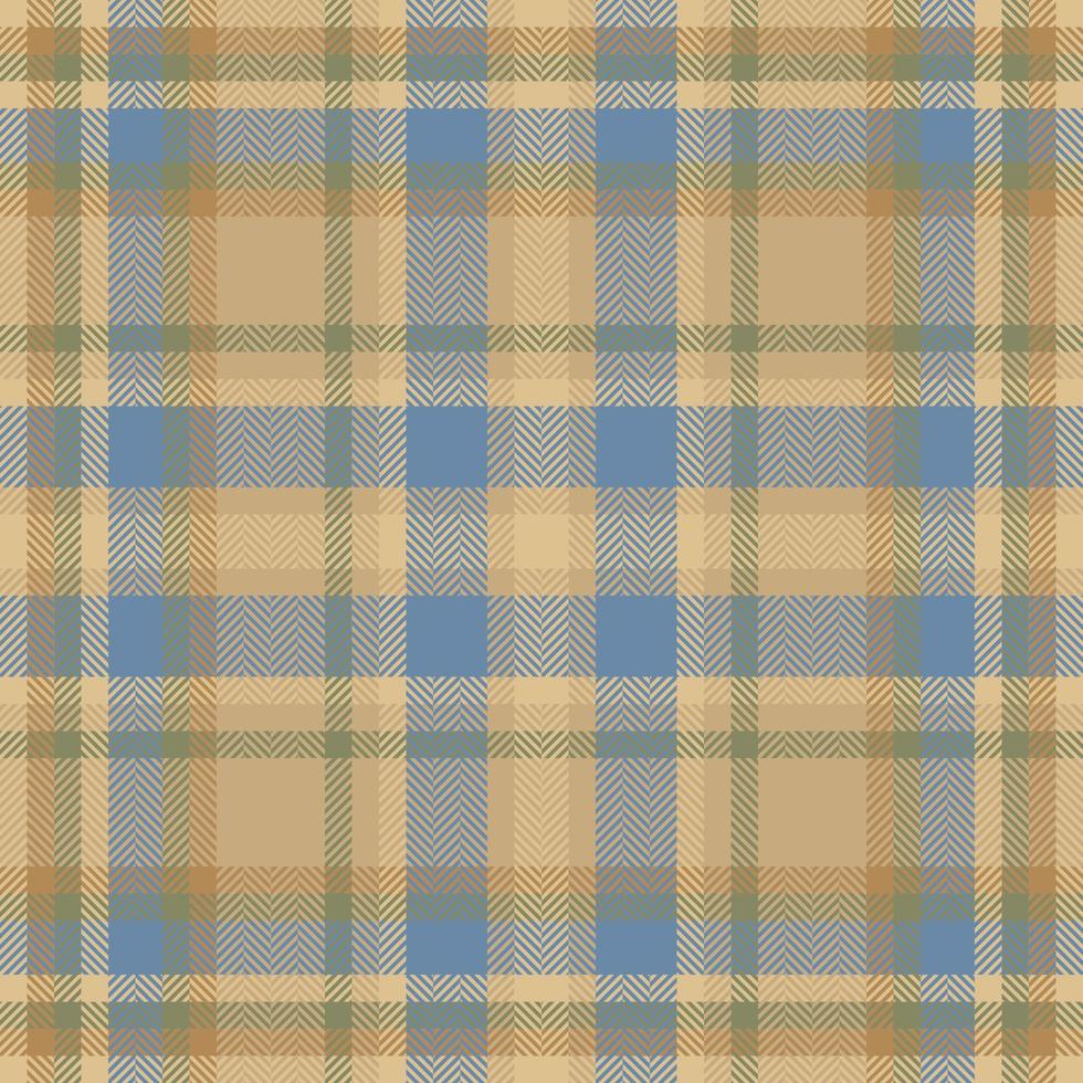 Plaid check pattern. Seamless fabric texture. Tartan textile print. vector