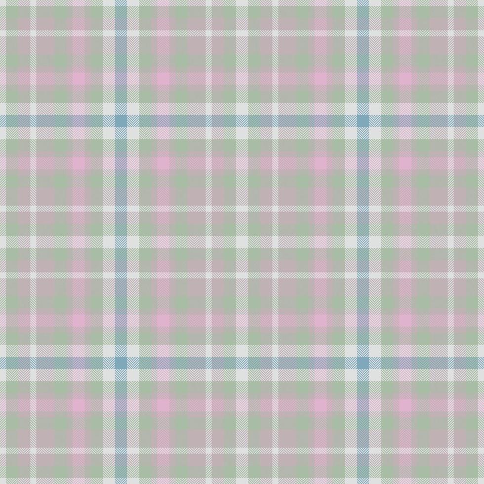 Plaid seamless pattern. Check fabric texture. Vector textile print.