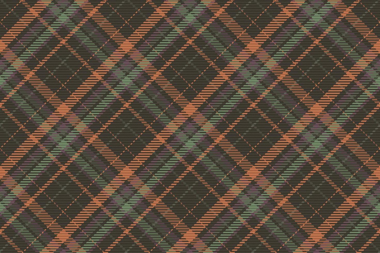 Seamless pattern of scottish tartan plaid. Repeatable background with check fabric texture. Vector backdrop striped textile print.