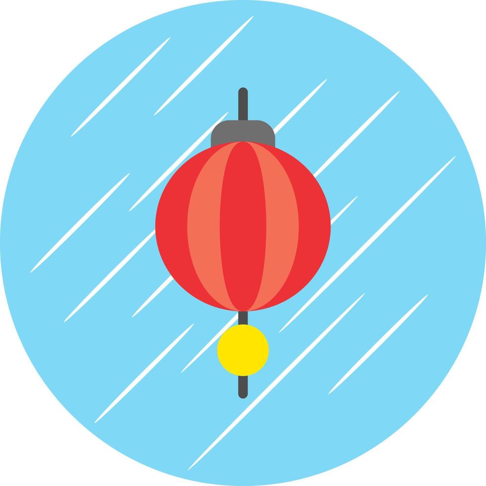 Sky Lantern Vector Icon Design