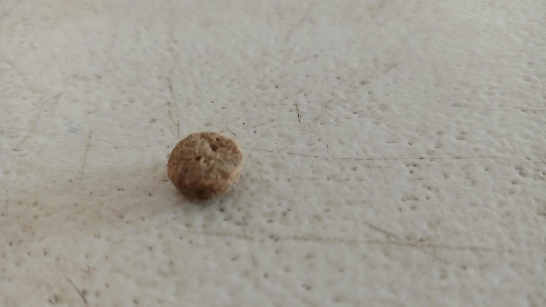 Close up of dog food photo