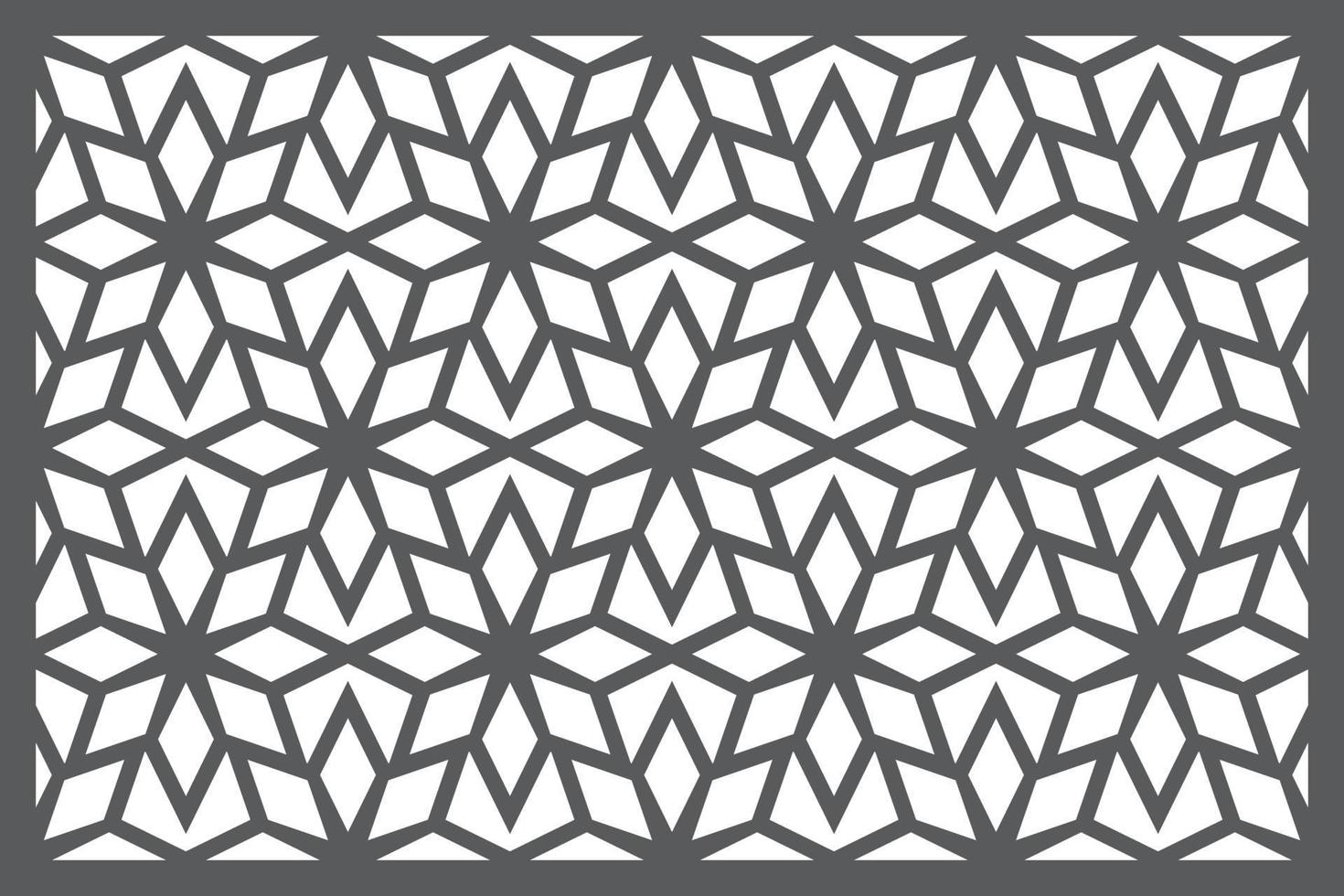 Jali Design for Graphic and Plywood, Partition, Cnc Router Design Foamsheet, Acrylic and CNC Machine Cutting, EPS File. vector