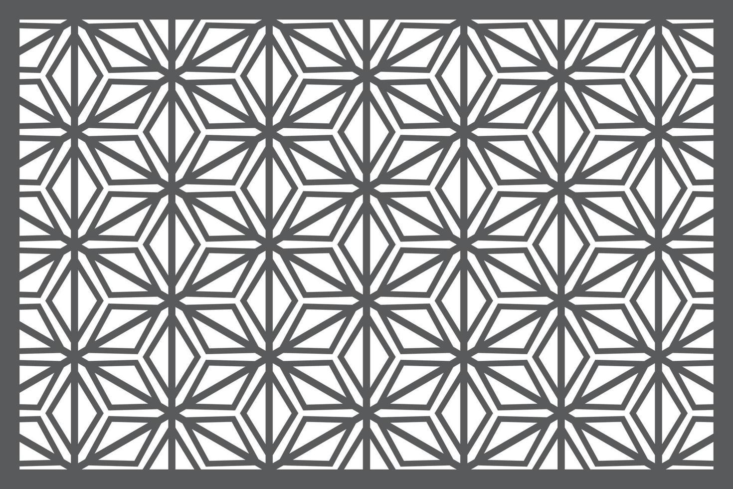 Jali Design for Graphic and Plywood, Partition, Cnc Router Design Foamsheet, Acrylic and CNC Machine Cutting, EPS File. vector