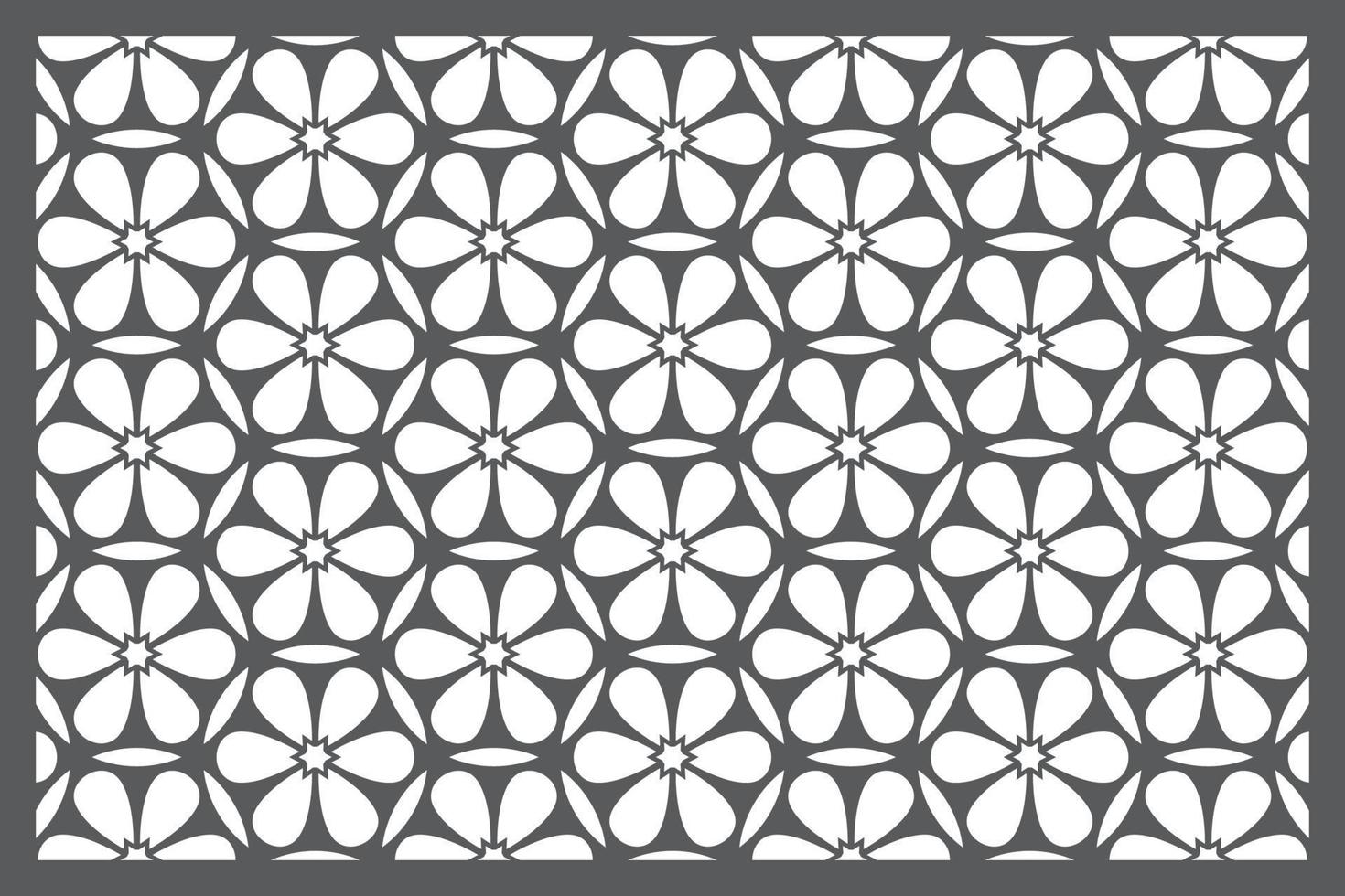 Jali Design for Graphic and Plywood, Partition, Cnc Router Design Foamsheet, Acrylic and CNC Machine Cutting, EPS File. vector