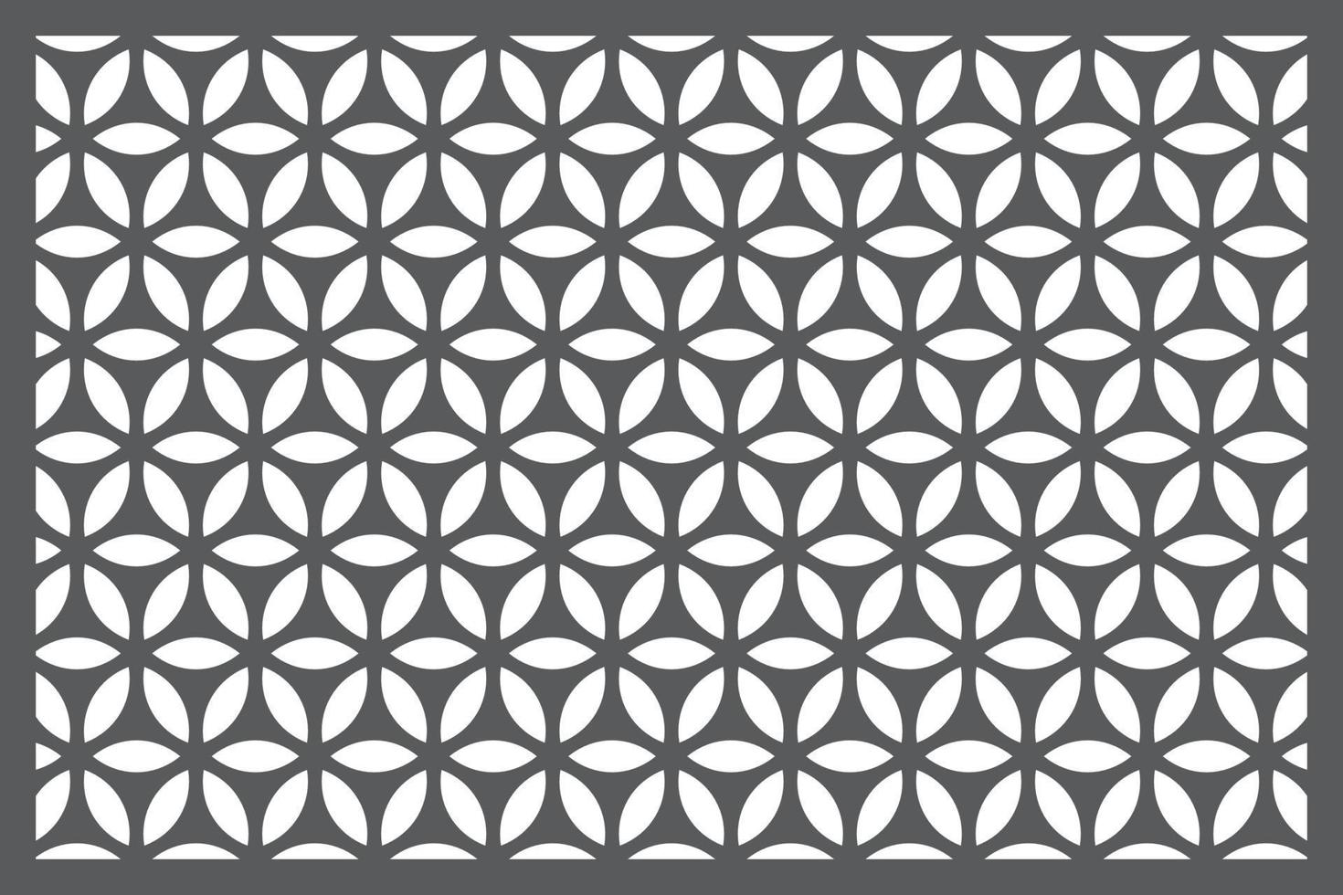 Jali Design for Graphic and Plywood, Partition, Cnc Router Design Foamsheet, Acrylic and CNC Machine Cutting, EPS File. vector